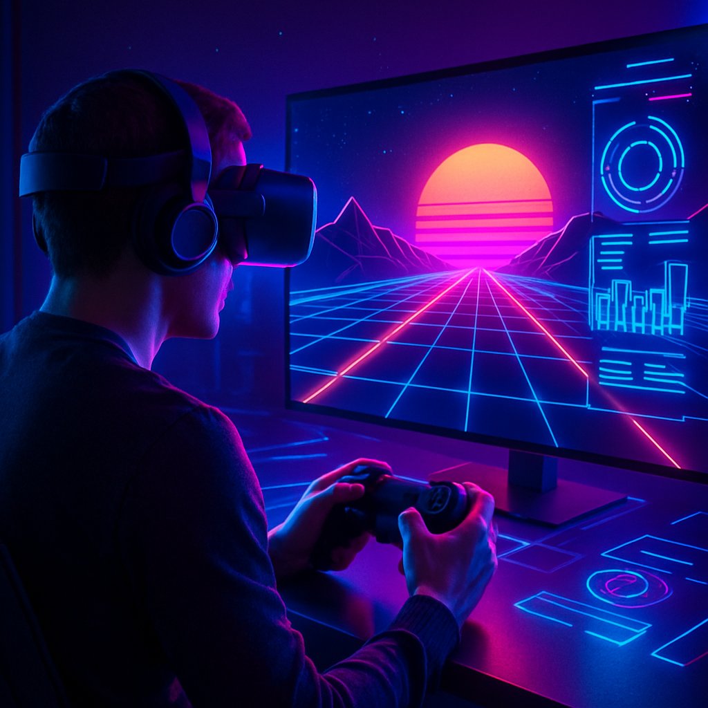 Ilustrasi Game Online Terbaru 2026: Grafis Futuristik Berkelas