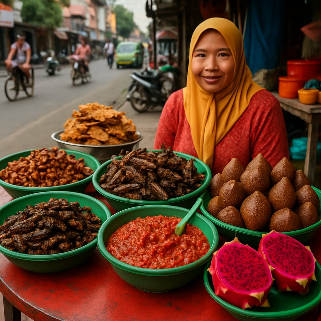 Ilustrasi Kuliner Ekstrem Indonesia yang Bikin Penasaran ala Zeusbola